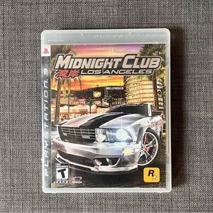 Midnight Club Los‎ Angeles Sony PS3 Playstation 3 Game Complete